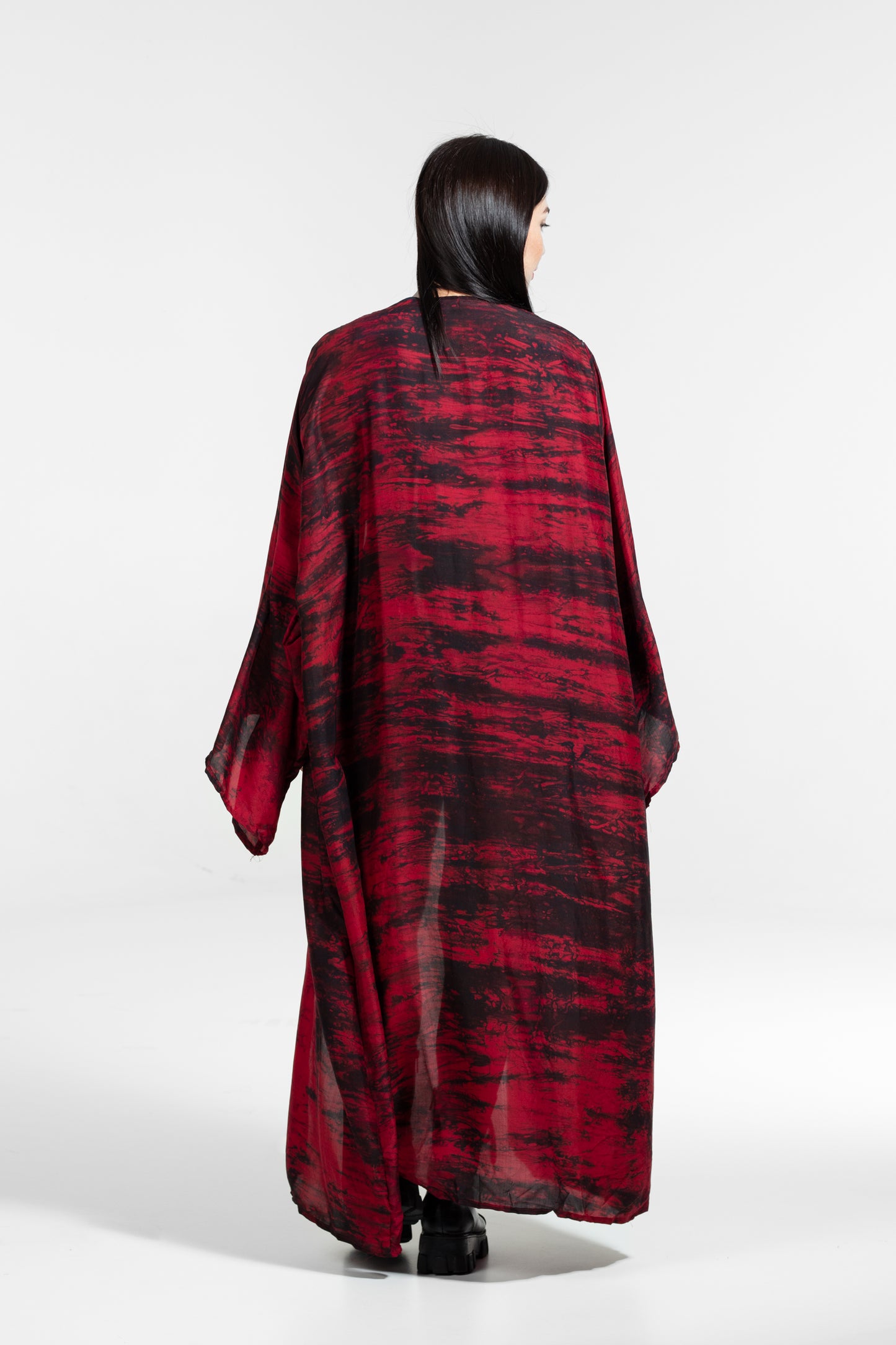 Aura Kimono red-black