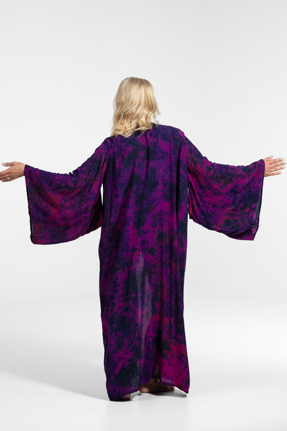 Aura Kimono violet-dark purple