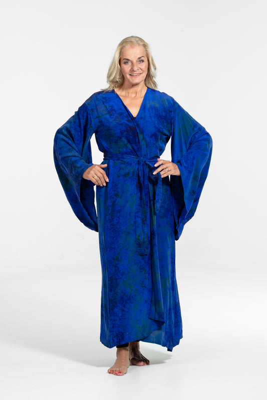 Aura Kimono dunkelblau-schwarz